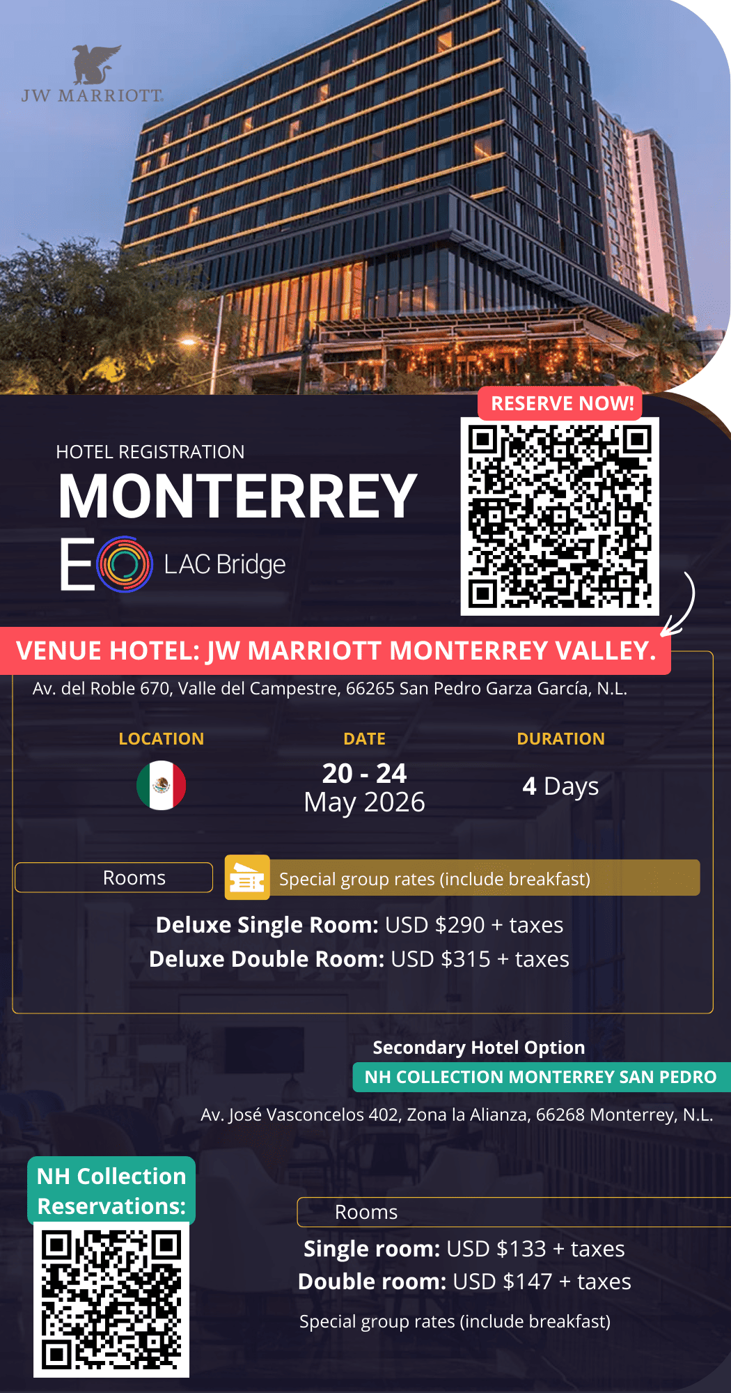 Eo MTY - Venue Hotel - ENG