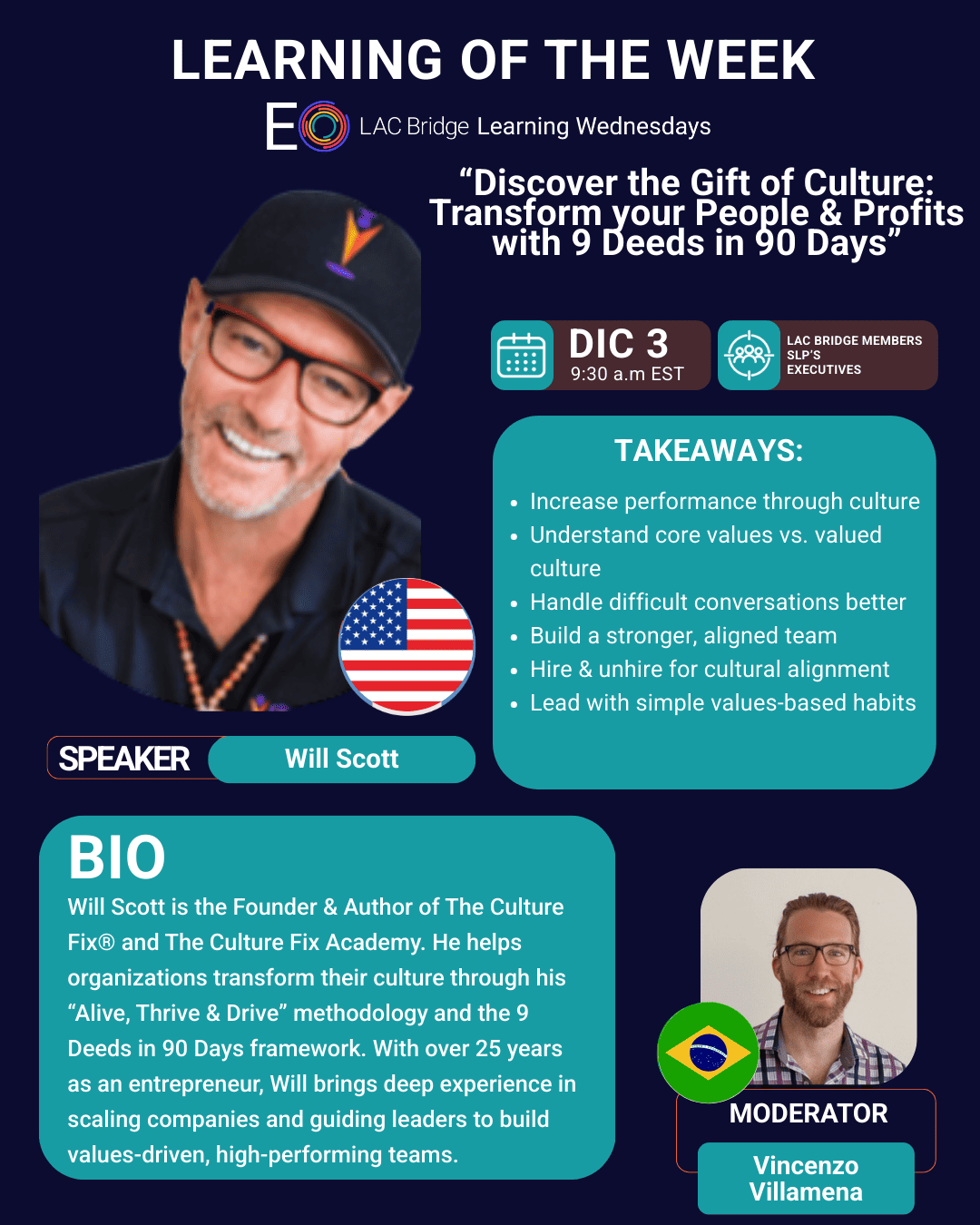 Will Scott- Learning Wednesday-3 Dic 25 Will Scott- Learning Wednesday-3 Dic 25